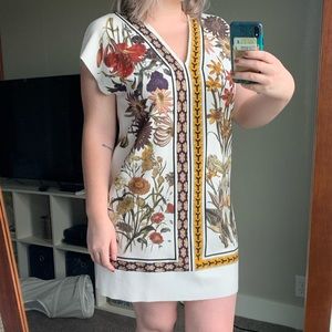 ZARA Shrug Floral Dress, loose-fitting